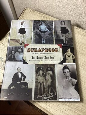 Scrapbook - Black, Cream and Red Photo Collage Cover